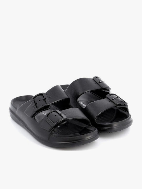 Flip Flops In Sandal Style In Black Colour
