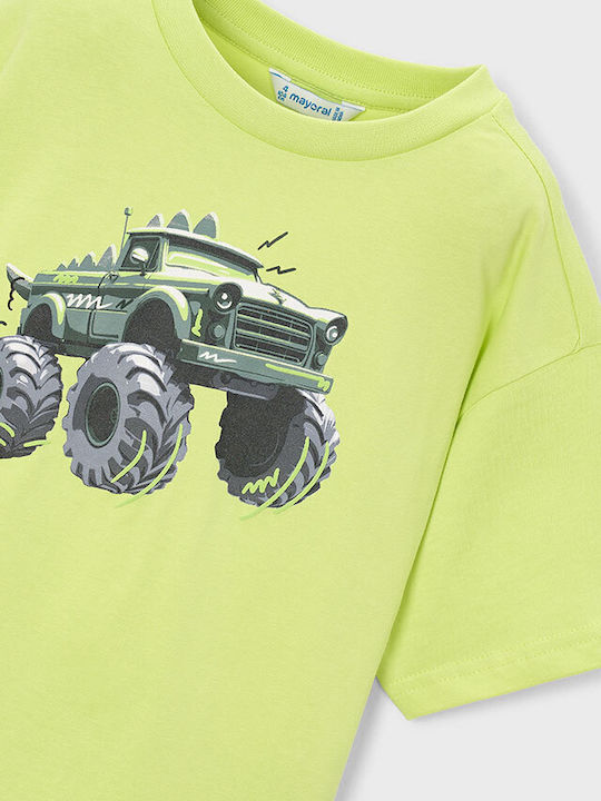 Kids Short-Sleeved Green Top