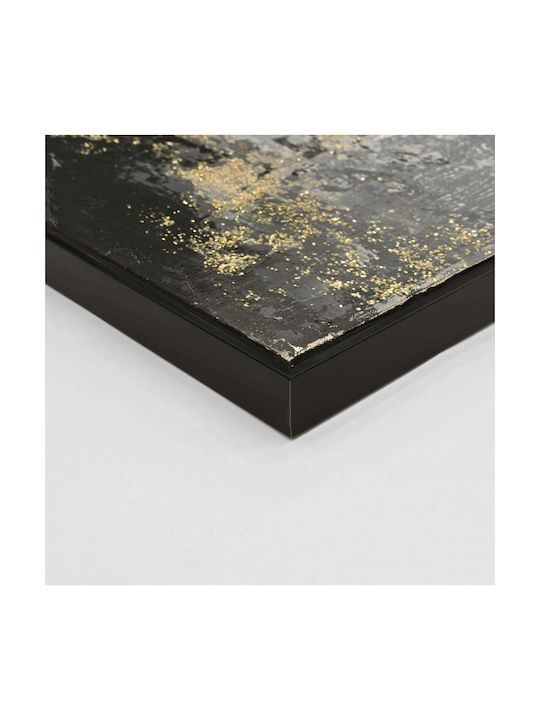 Abstract Wall Painting Fb94576 Black Frame-Canvas 142x4.5x72cm