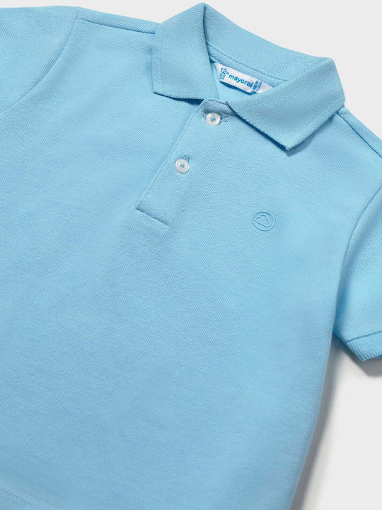Kinderoberteile Polo Kurzärmelig Hellblau