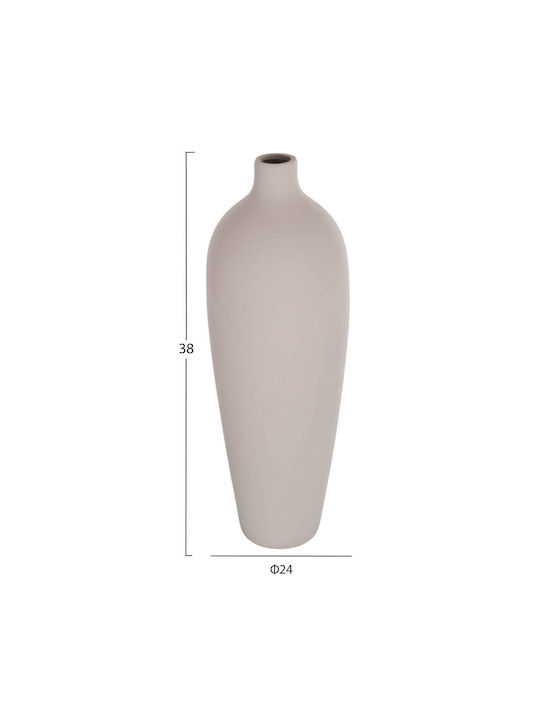 Decor Ceramic pentru Masă Fb94624.03 Gri Mat Φ24x70cm