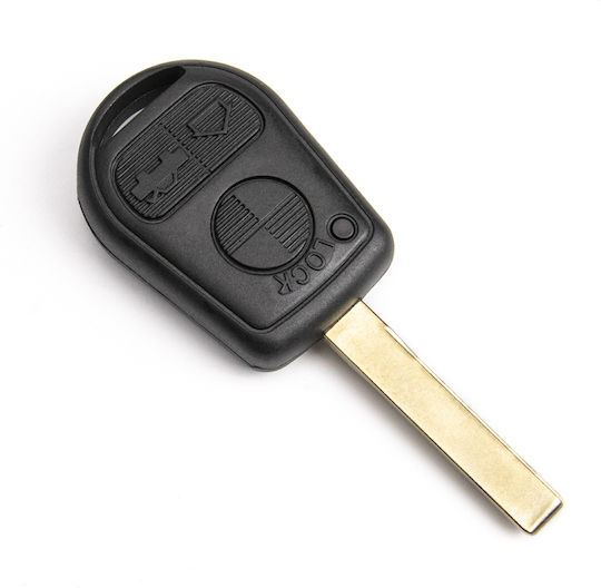 Carcasă Cheie Auto cu Lamă cu 3 Butoane pentru Bmw
