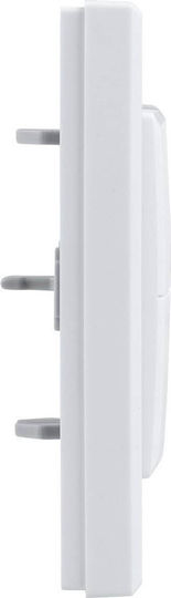 HomeMatic Recessed Wall Switch Rolling Shutters Two-Way without Frame White