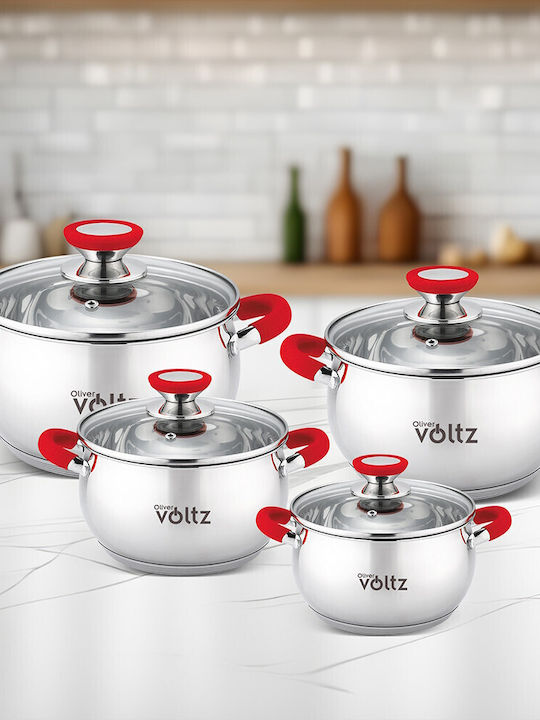 Voltz Дълбока Неръждаема Тенджера На Пара 10.45л / 28см
