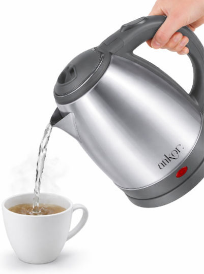 Ankor Reisekessel 1.8Es 1500W Silber