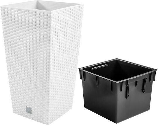 SGTT Ghiveci De Flori Alb 32.5 Cm