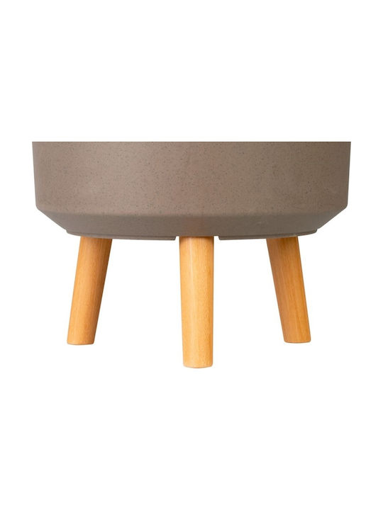 SGTT Kunststoff-Blumentopf Braune 26x26cm