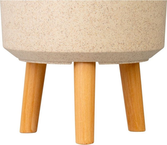 SGTT Plastic Flower Pot Beige 37x37cm