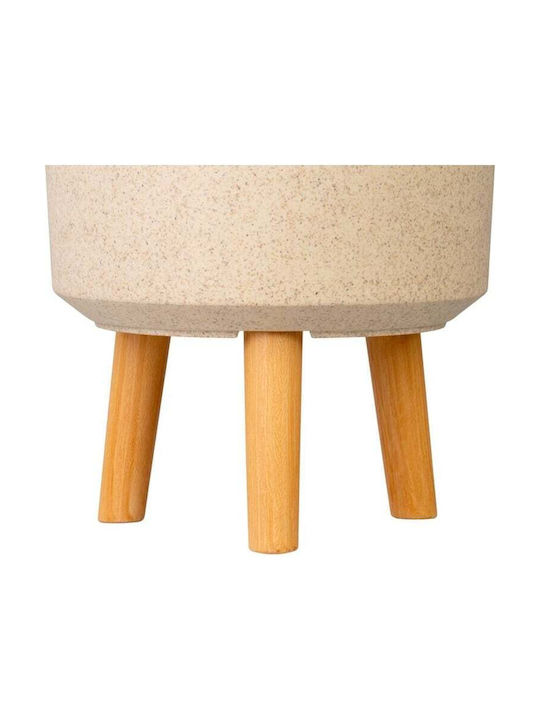 SGTT Kunststoff-Blumentopf Beige 31x31cm