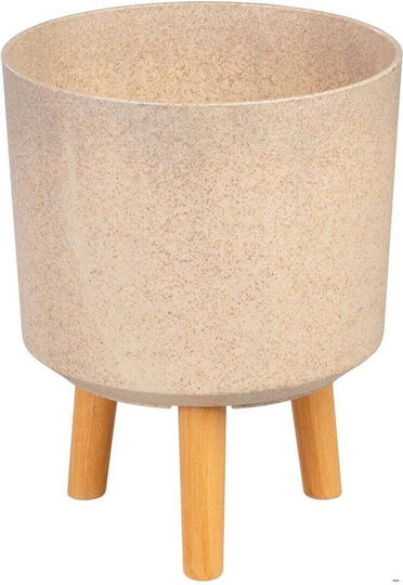 SGTT Plastic Flower Pot Beige 37x37cm