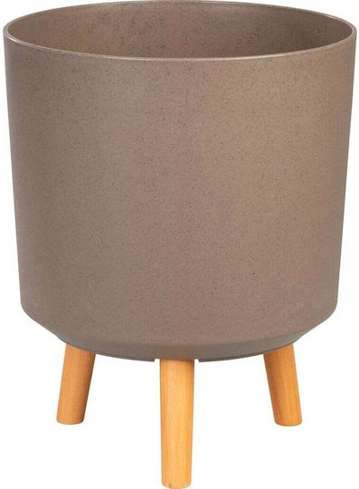 SGTT Kunststoff-Blumentopf Braun 31x31cm