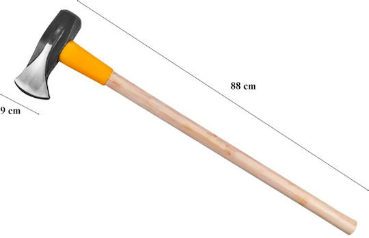 SGTT Τσεκούρι Σχισίματος Βάρους 3.6kg με Ξύλινη Λαβή