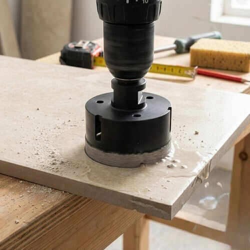Găuri Pentru Ferăstraie Găuritoare Tăiere Uscată Cu Diametru De La 6mm Până La 68mm Pentru Găuritori Pentru Beton Și Gresie 1245gr