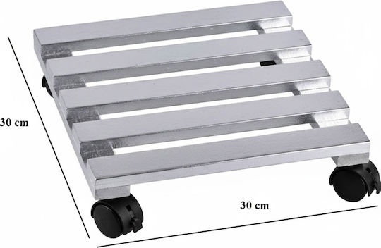 SGTT Suport Pentru Plante Din Lemn Argintiu 30x30cm