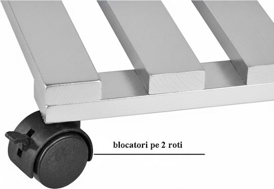 SGTT Suport Pentru Plante Din Lemn Argintiu 30x30cm