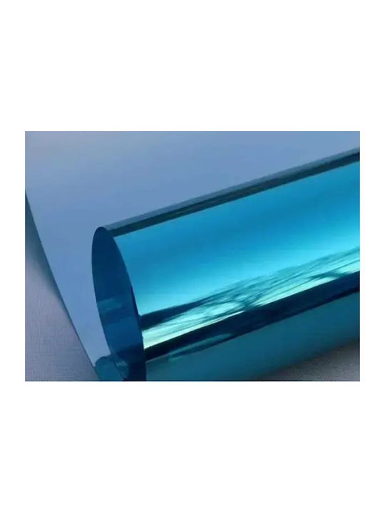 Folie Reflectorizantă Pentru Geam Efect Oglindă Zola Protecție Uv Solară 50 × 100 Cm 70% Transparență 30 Microni Albastru-deschis Argintiu Folie Reflectorizantă Pentru Geam Efect Oglindă Zola Protecție Uv Solară 50 × 100 Cm 70% Transparență 30 Microni Albastru-deschis Argintiu