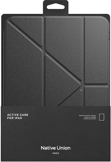 Native Union 4-position Foldable Case Ipad Pro 13 Inch Active Folio Model Origami Design Black
