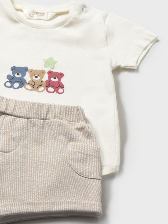 Kids Clothing Set with Shorts Summer 4 Pieces Terecota