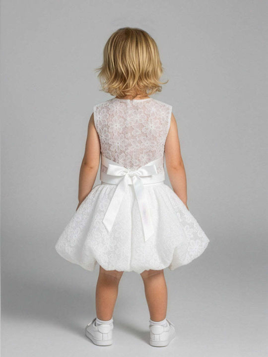 Kids Set with Skirt Summer 2 Pieces White 100000KO1001982