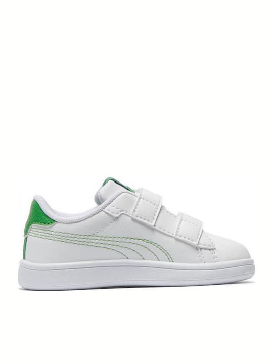 Παιδικά Sneakers με Σκρατς Λευκά