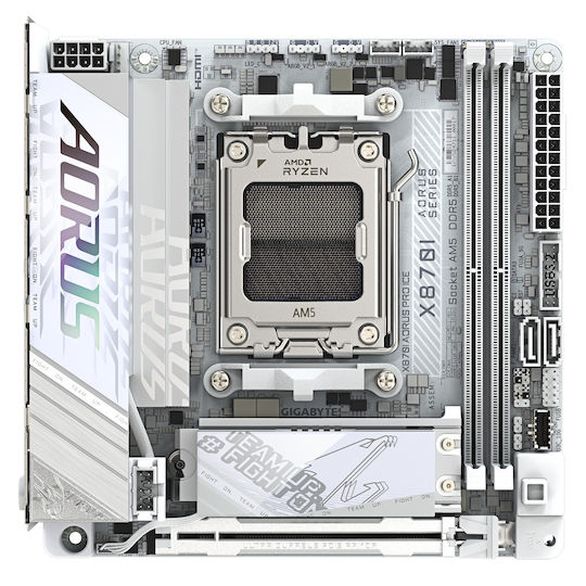 Gigabyte AORUS PRO ICE X870 Wi-Fi Motherboard Mini ITX με AMD AM5 Socket
