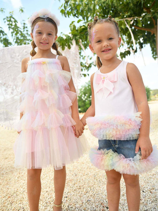 Mädchenkleid Tüll Rosa