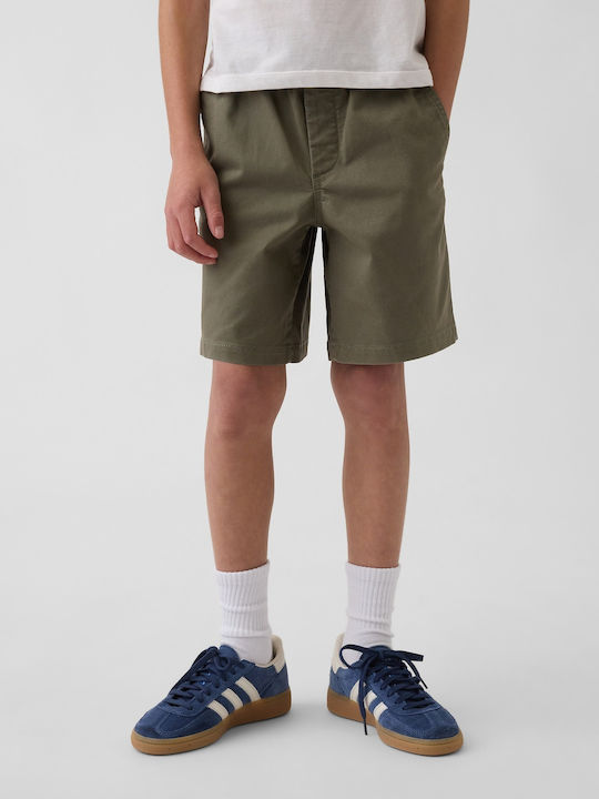 Kids Fabric Shorts/Bermuda Mesculen Green