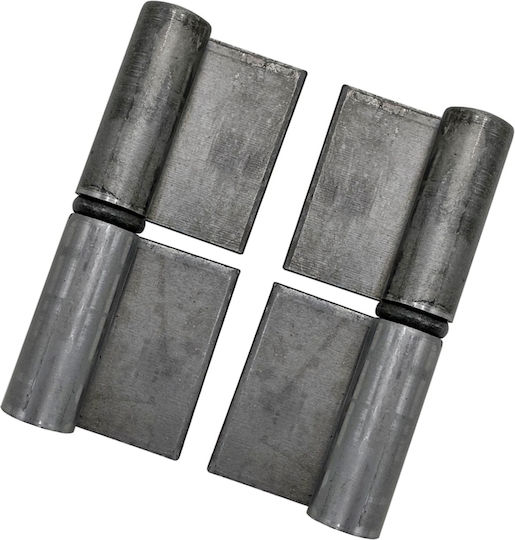 Set 2 Weld-on Hinges 100mm Base