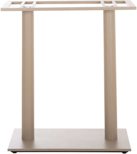 Freebox Βάση Τραπεζιού Μπαρ Καπουτσίνο Ματ 40x80x90cm