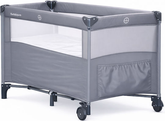Playpen 2 Levels With Mattress Gray 210x210cm