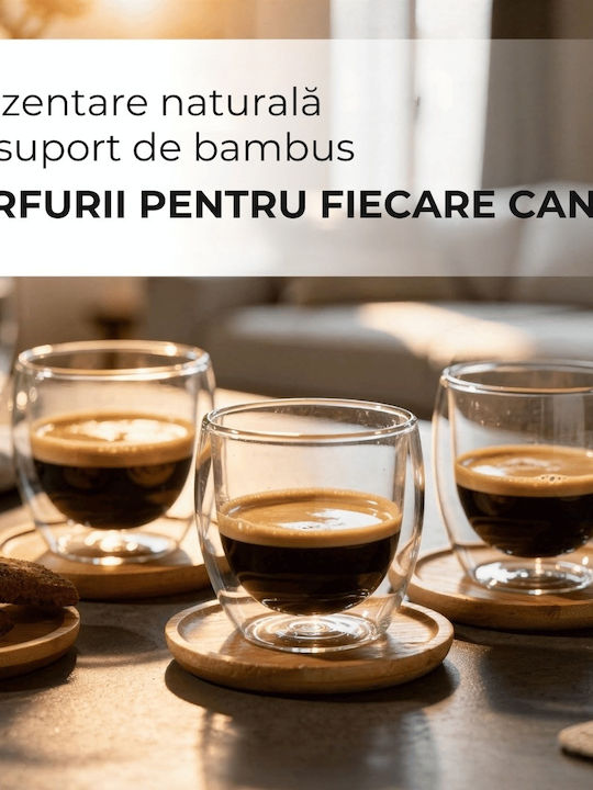 Miamio Set Espresso Gläser Transparente 100ml 6 Stück