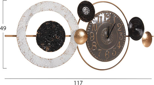 Metallic Gray Wall Clock