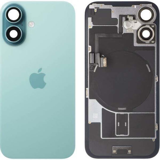 Apple iPhone 16 Grüne Blaugrüne Austauschbare Handy Ersatzabdeckung