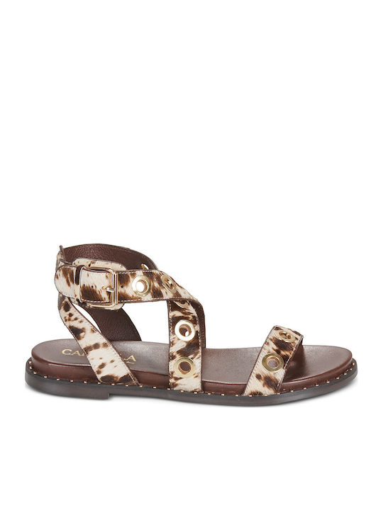 Carmela Women's Flat Sandals Brown