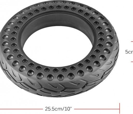 Anvelopă Solidă de 10 Inch pentru Scuter Electric