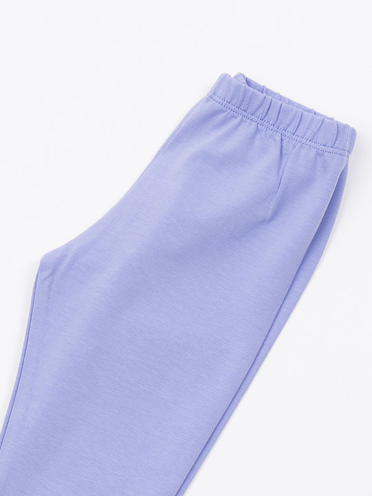 Kinderleggings Lang Flieder