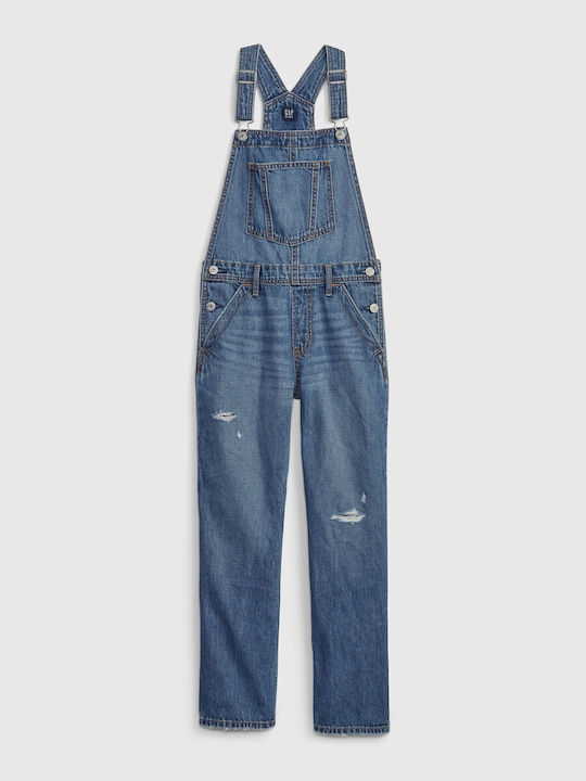 Детски Деним Гащеризон Medium Wash Loose