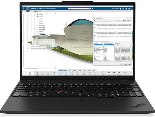 Lenovo ThinkPad P16s Gen 4 (Intel) 16" IPS FHD+ (Ultra 9-285H/64GB/1TB SSD/W11 Pro) Black (International English Keyboard)