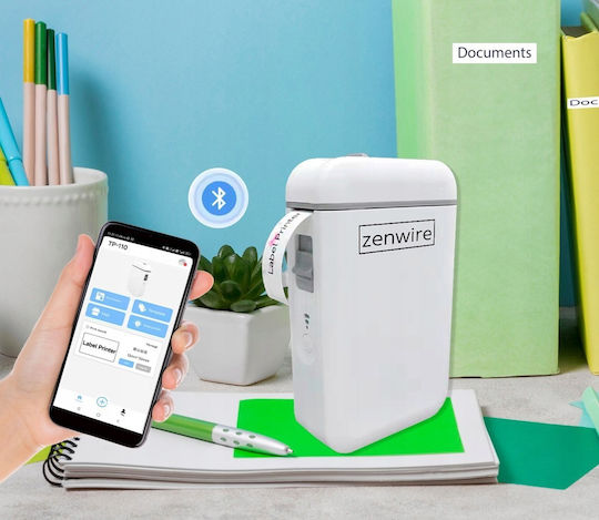 Zenwire Portable Label Printer Bluetooth 203 dpi