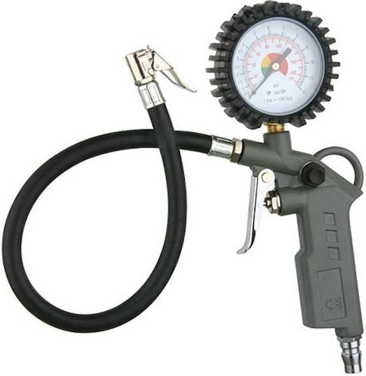 Pistol De Umflare Anvelope Strend Pro Airtool Tg-11 Manometru De Presiune