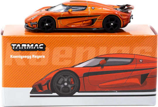 Koenigsegg Regera Orangenes Auto Modell 1:64 Tarmac Works