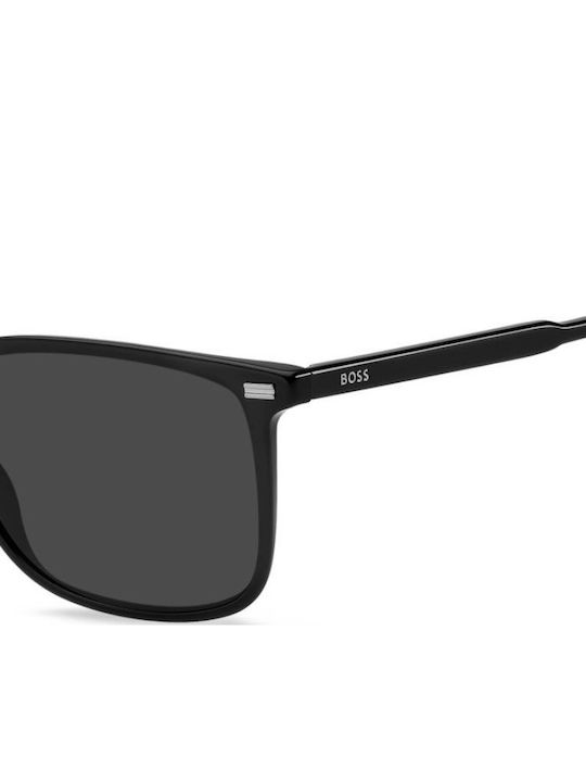 Boss Unisex Sunglasses with Black Horn-Rimmed Frame Boss 1879/S 807/IR