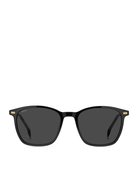 Boss Ochelari De Soare Negri Cu Ramă Din Plastic
