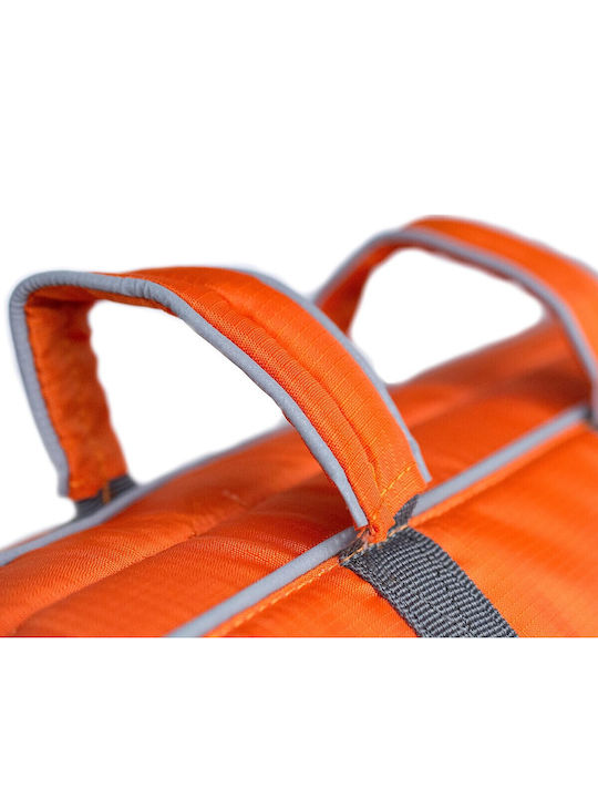 Vesta De Salvare Pentru Câini Mărimea S Outward Hound Granby Splash Greutate Minimă 6,5 Kg Portocalie Accente Reflectorizante Curele Reglabile Bandă Abdominală Mâner De Salvare