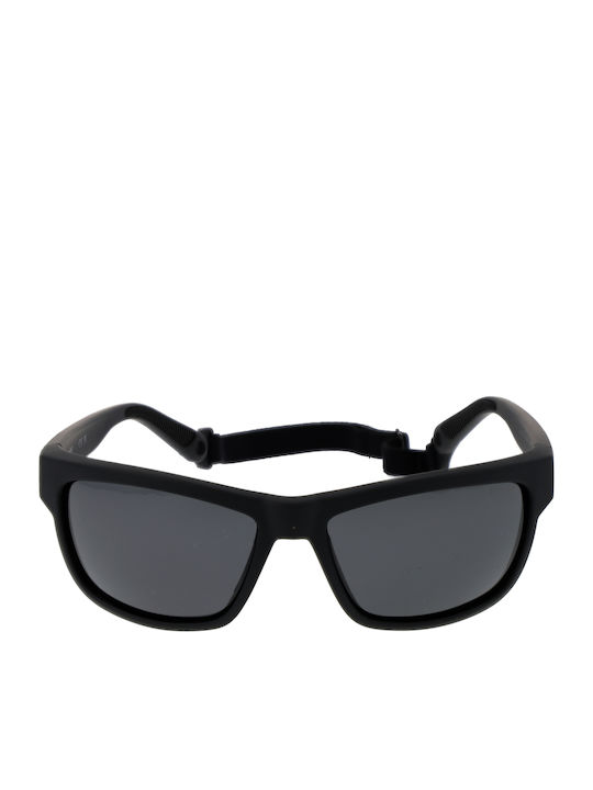 Polaroid Men's Sunglasses with Black Frame and Black Lens PLD7031/S 598/07