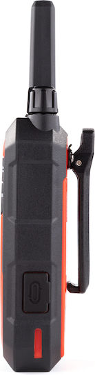 DynaScan Robuster CB- und Zwei-Wege-Funkgerät PMR mit Monochrom-Display in Orange