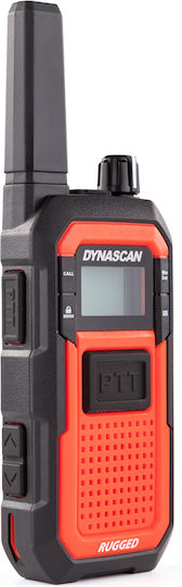 DynaScan Robuster CB- und Zwei-Wege-Funkgerät PMR mit Monochrom-Display in Orange