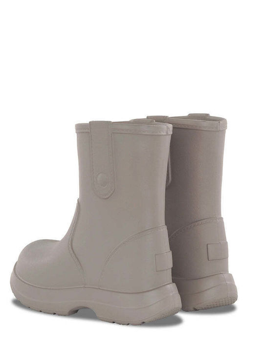 Kinder Gummistiefel mit Innenfutter Beigen