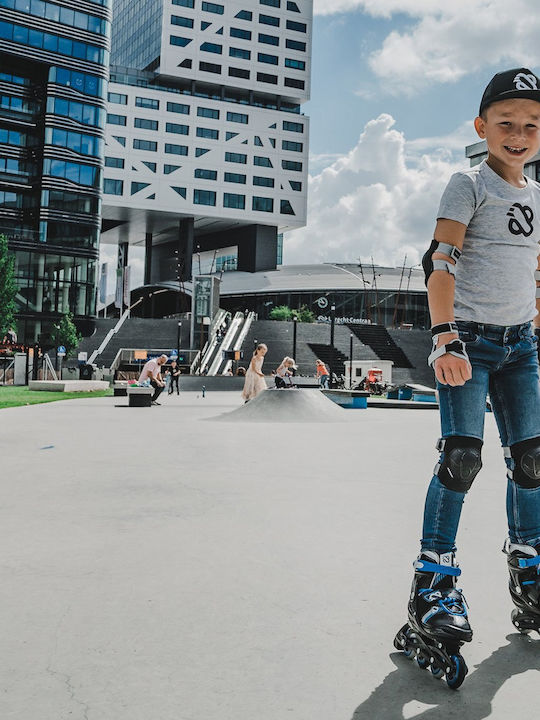 Nijdam Schutzausrüstung Set für Rollers Schwarz