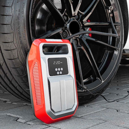 SGTT Autoreifenpumpe Wiederaufladbar mit Batterie 12V